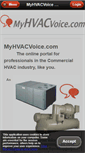 Mobile Screenshot of myhvacvoice.com